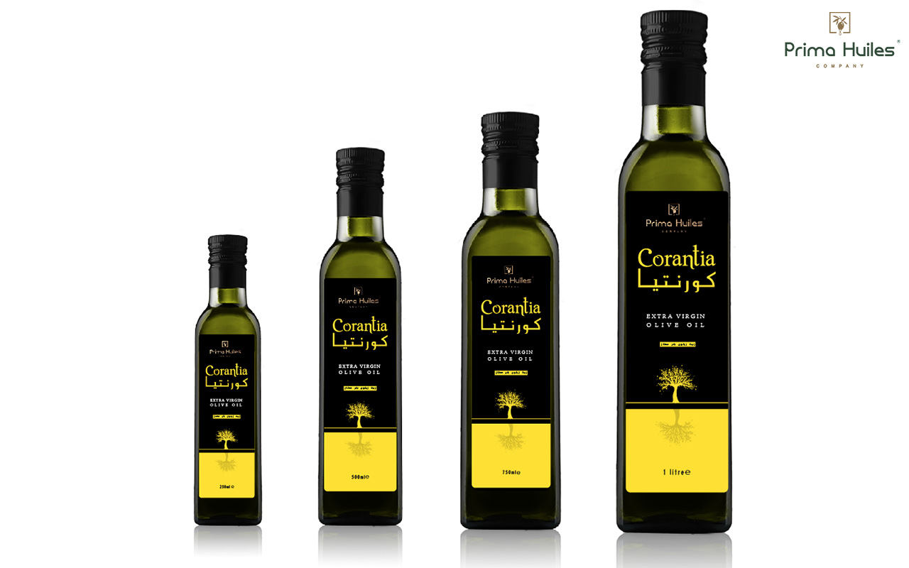 مجموعة المنتجات  لزيت الزيتونة كورنتيا 